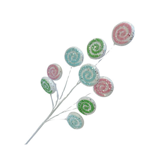 Pink Mint Blue Swirl Spray