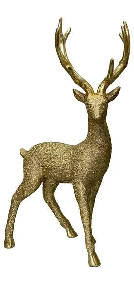 Shiny Gold Standing Deer 1