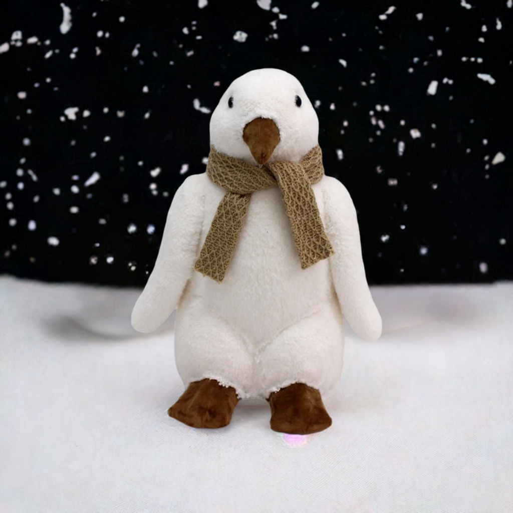 25cm White Standing Penguin