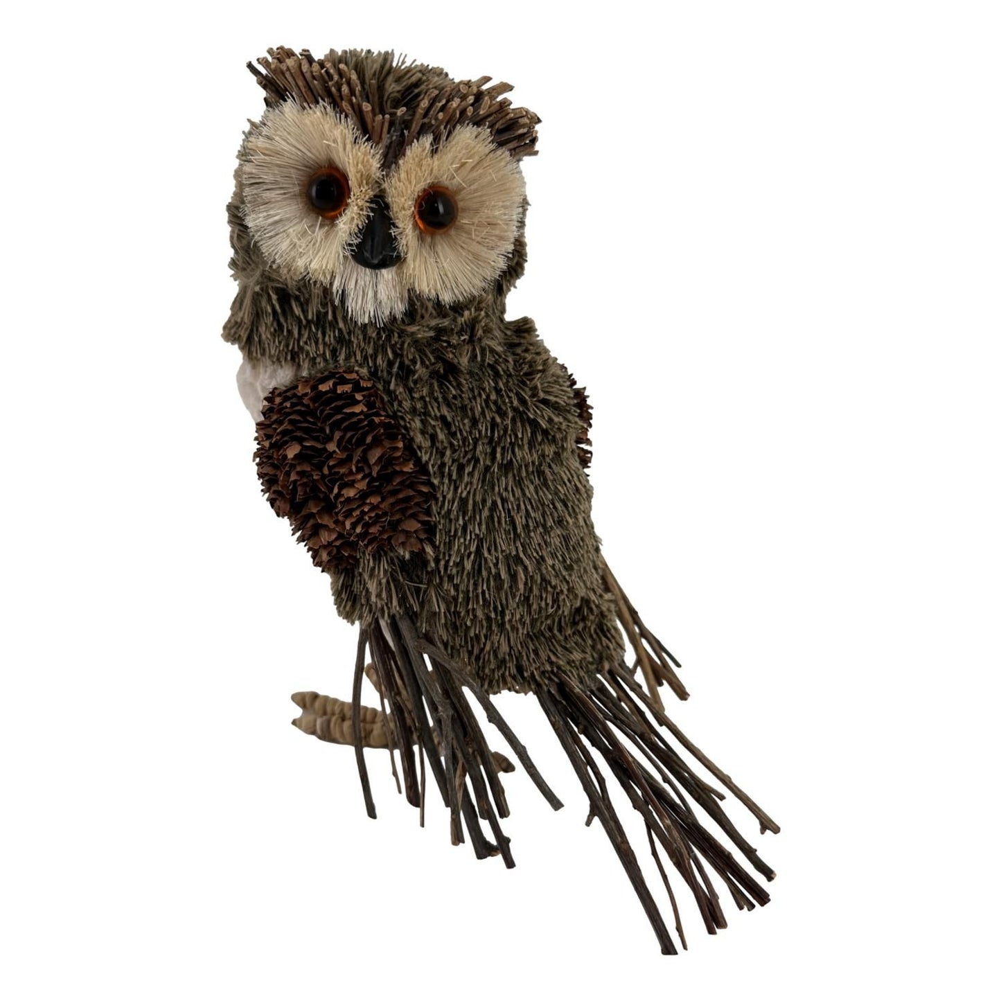 Brown Standing Owl 23cm