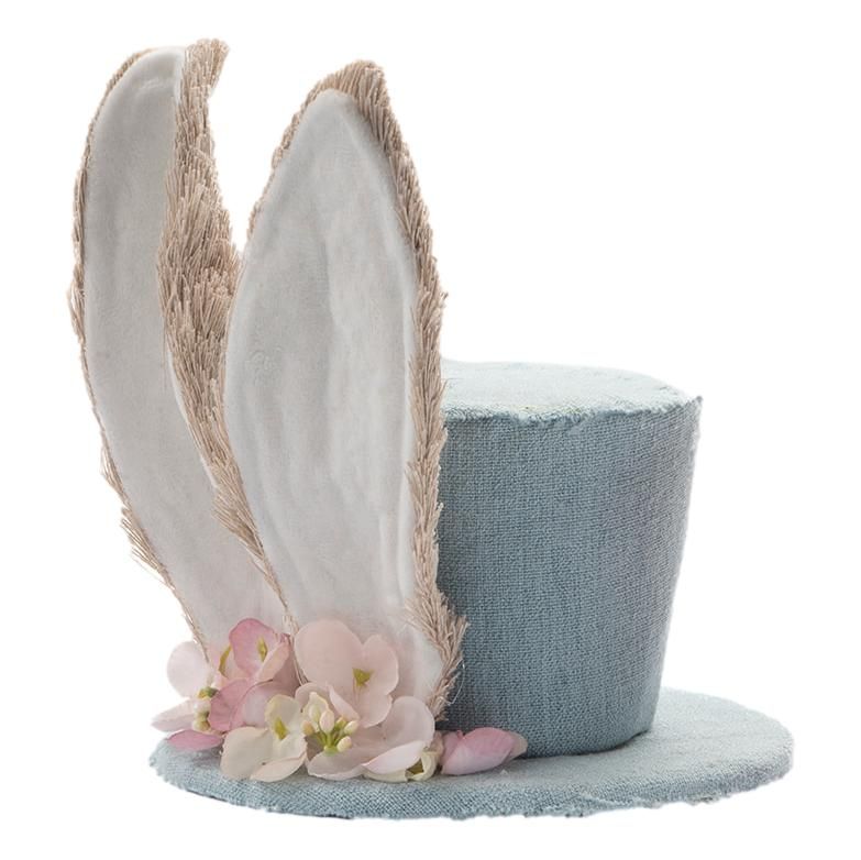 Blue Rabbit Ear Hat