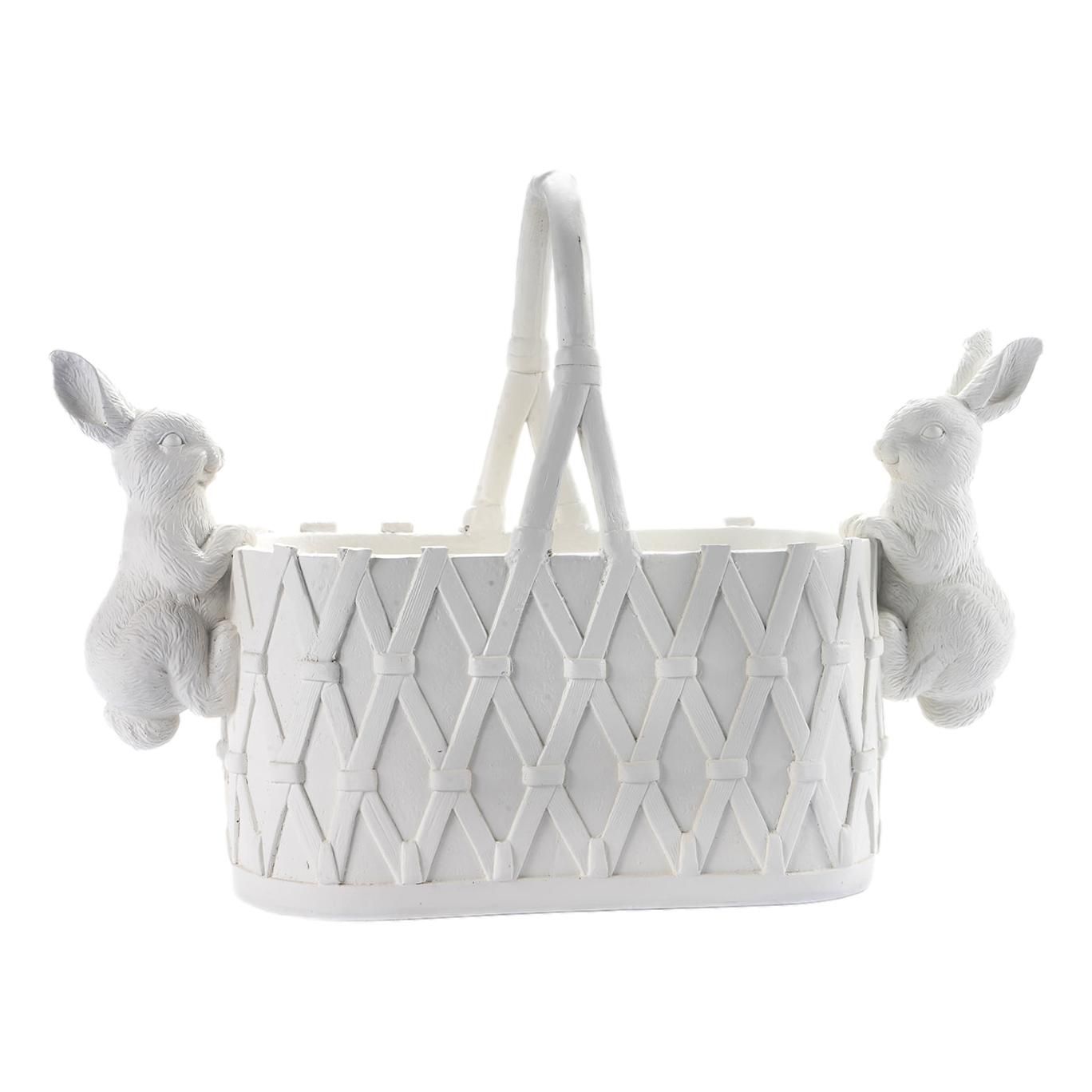 Deluxe White Bunnies Climbing
