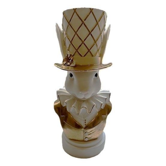 Luxe Bunny Mad Hatter Bust