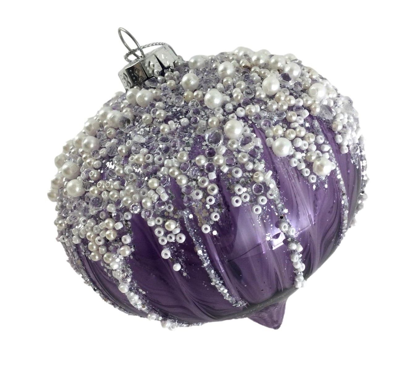 Mauve Drop Bauble