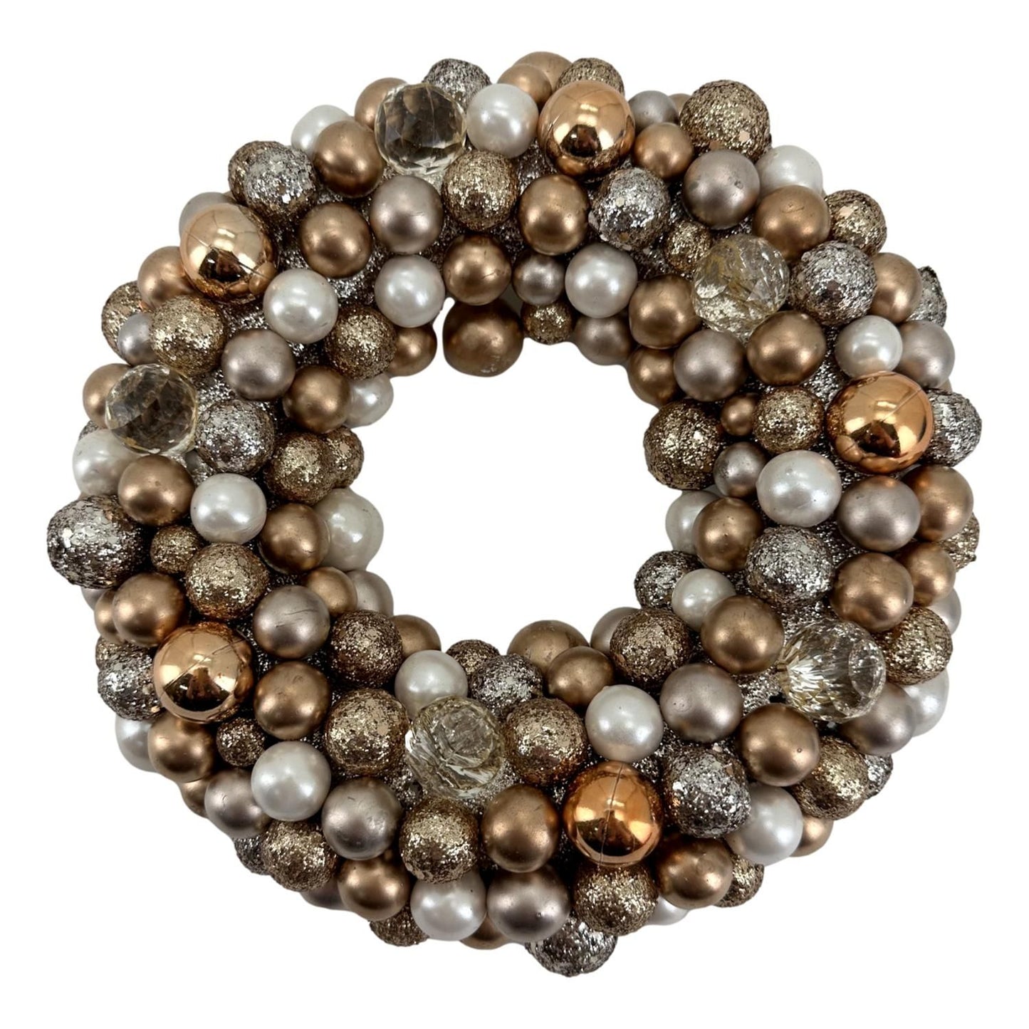 Gold Bauble Wreath 25cm
