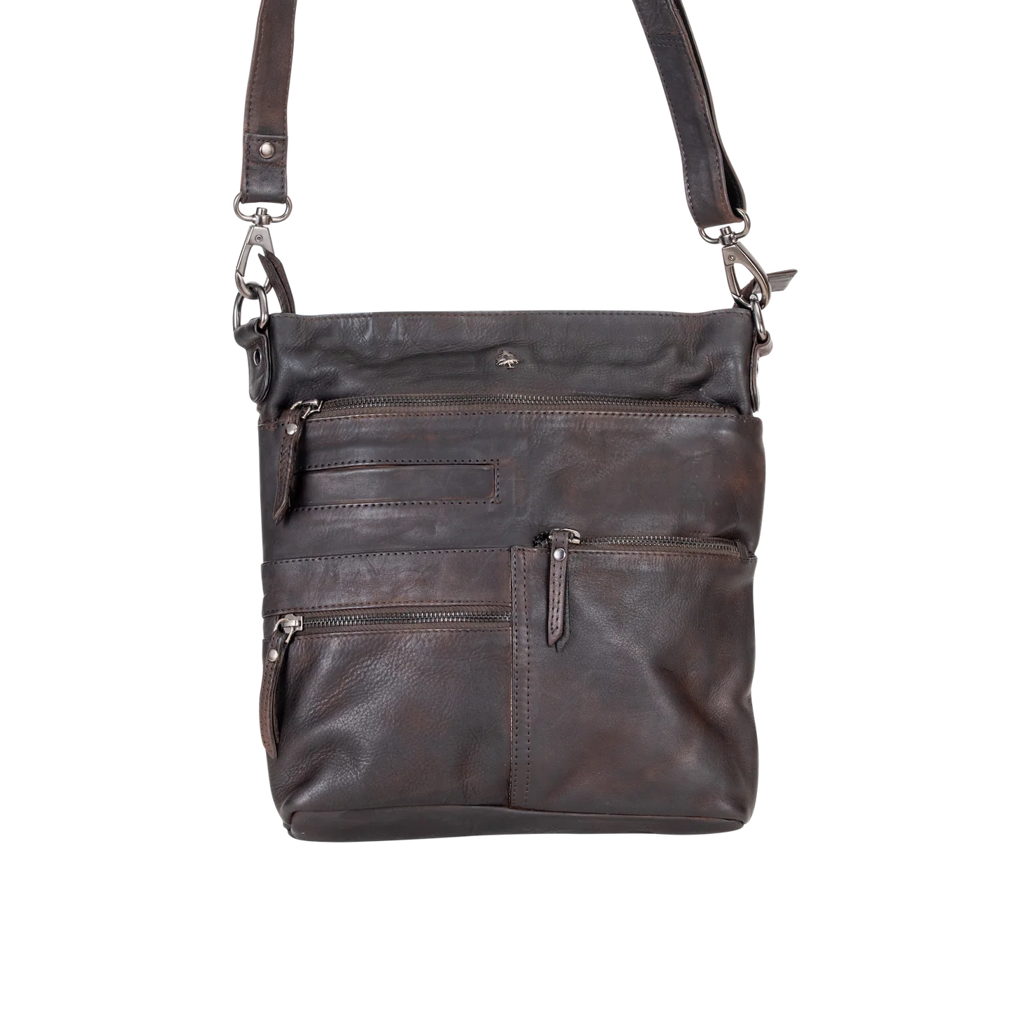 Liane Leather Shoulder Bag Brown