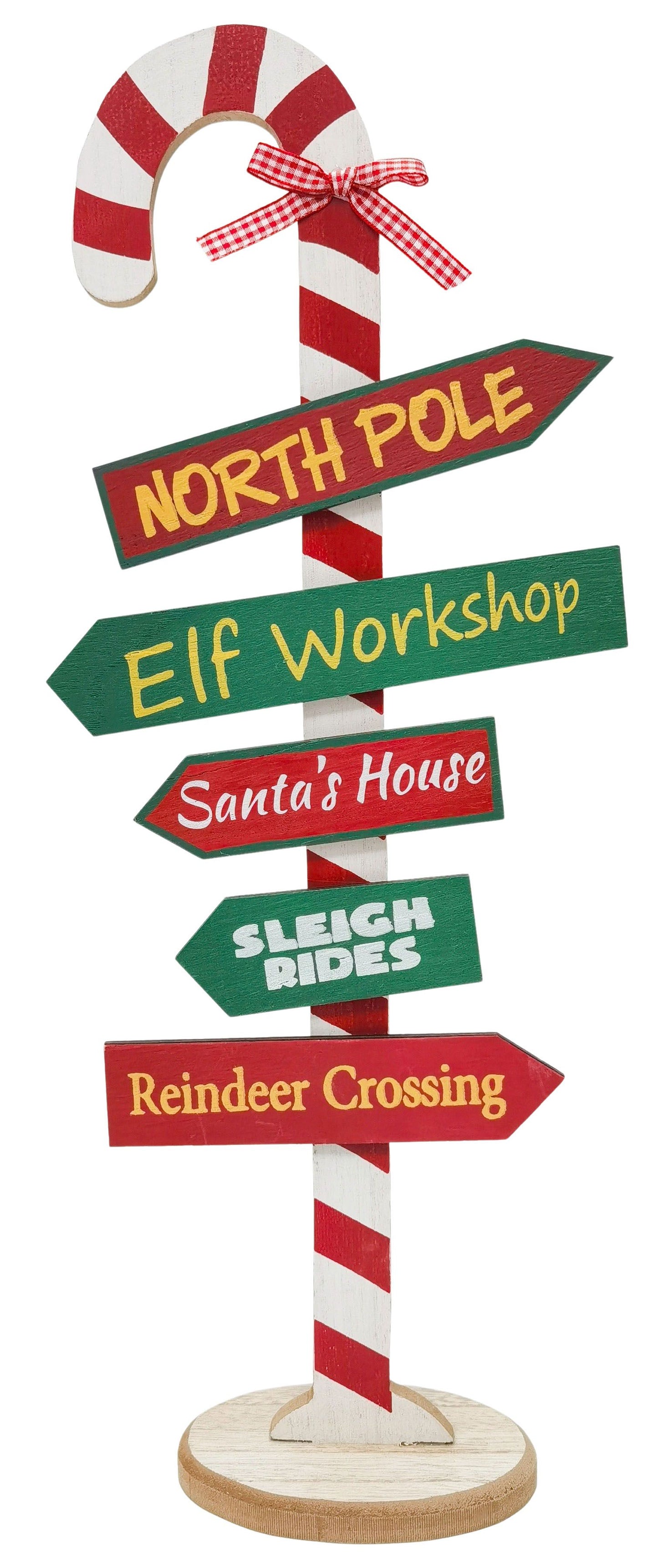 Santa Sign Standing Decoration