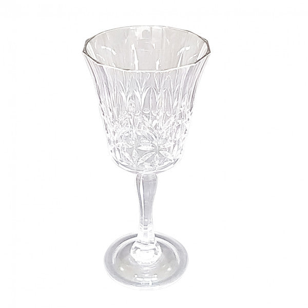 Crystal Cut Wine Glass Acrylic