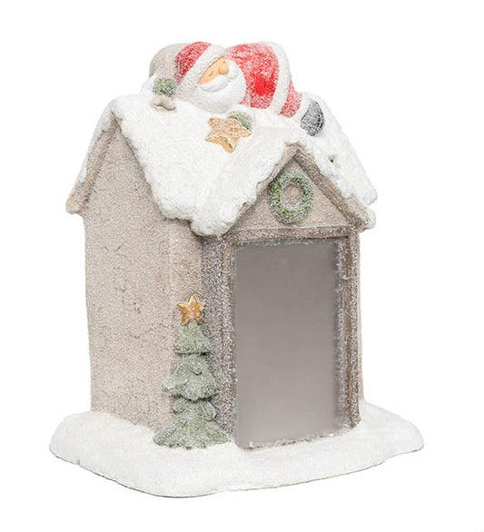 LED House with Santa