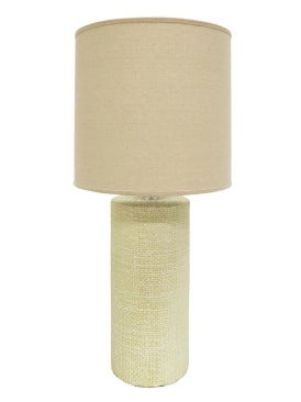 Hessian Cylinder Lamp 70 cm
