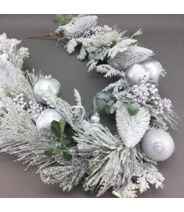 Silver Tree Garland 180 cm