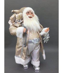 Champagne Traditional Santa 60 cm