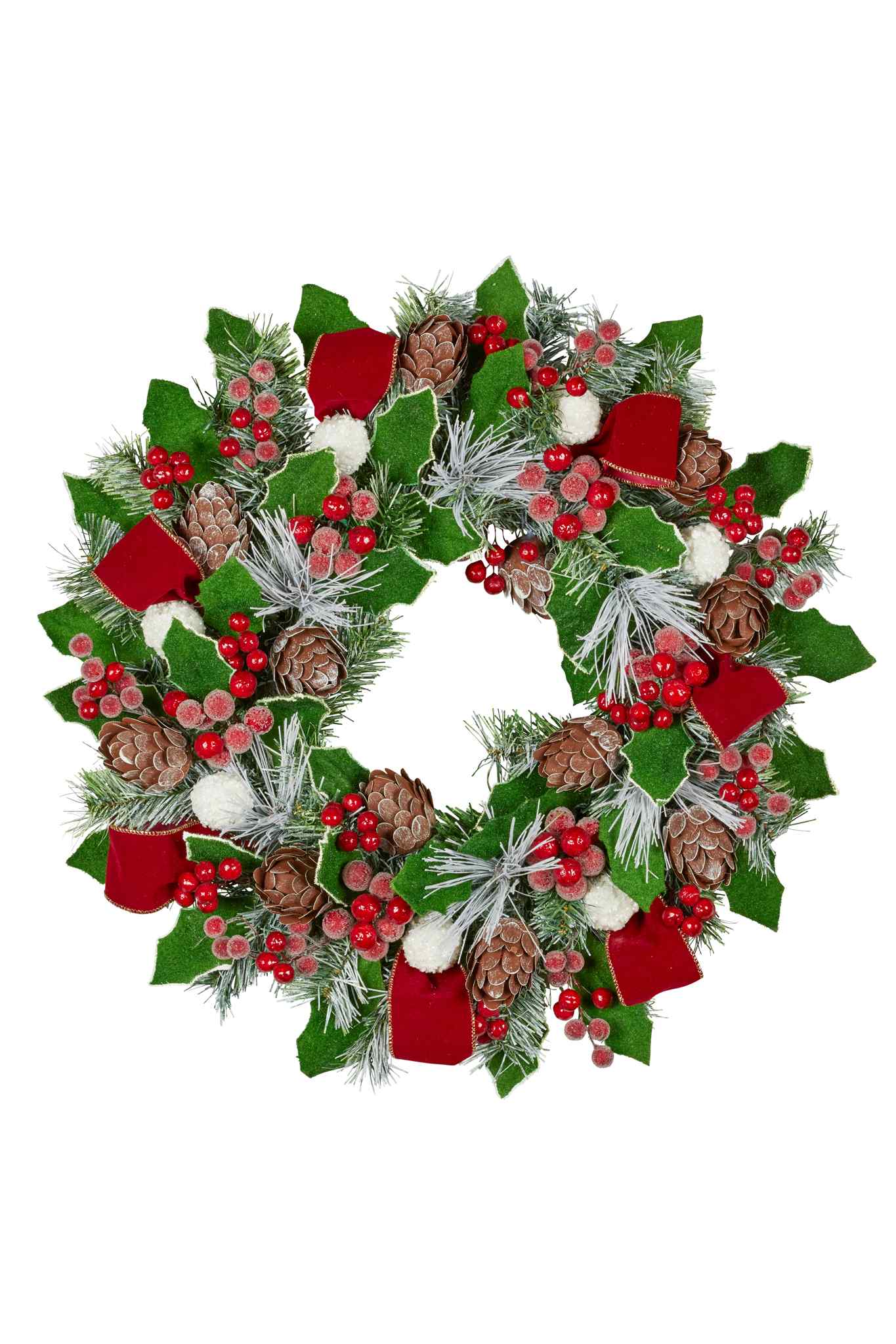 Holly Wreath 56 cm