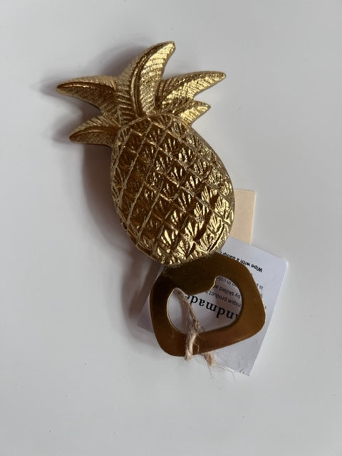 Pineapple Brass Bottle Opener