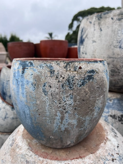 Ancient Blue Cut Ball Small