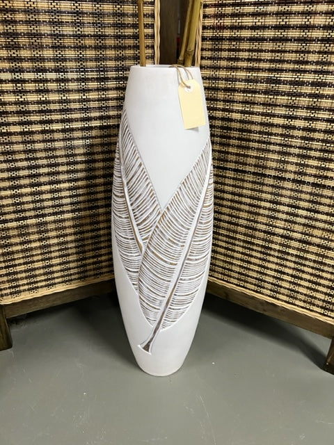 Owen White Vase