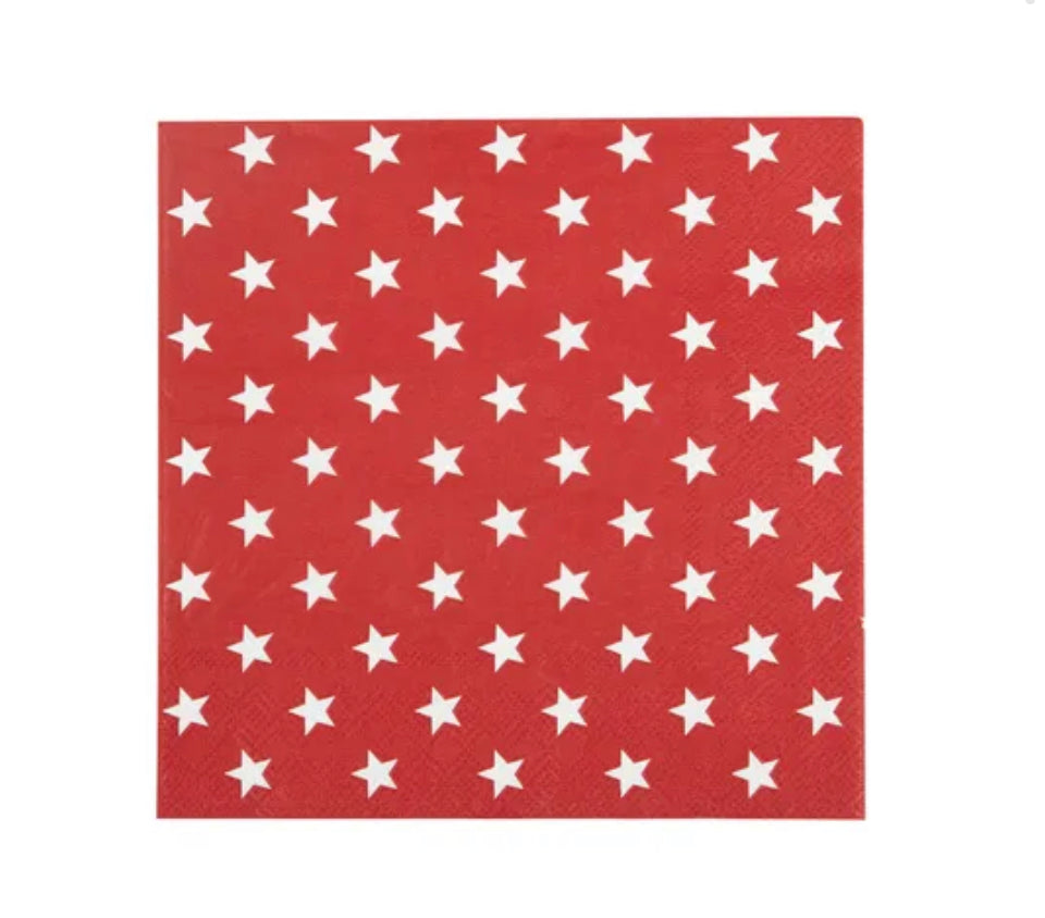 Red/White Dottie Napkin 20 pk 3ply