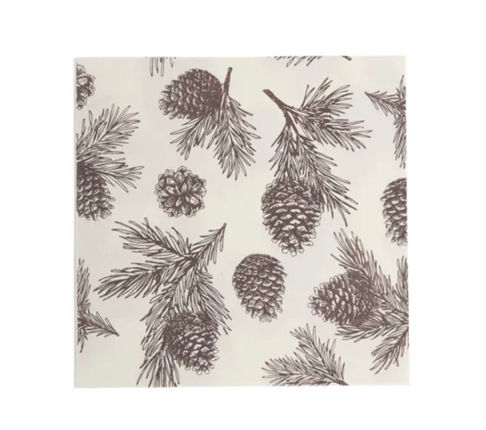 Pine Cone Napkin 20pk 3ply