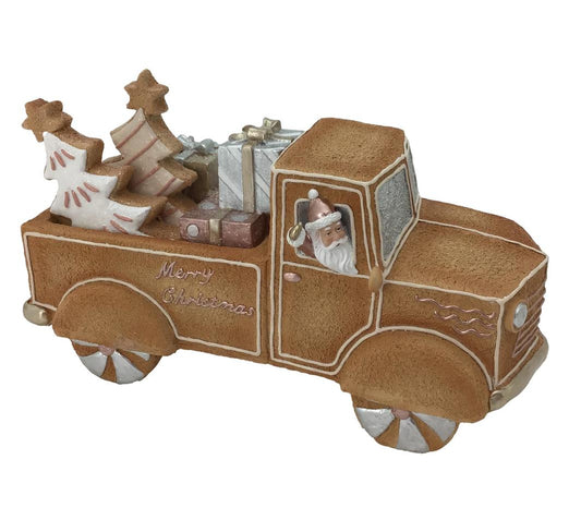 Santa in Ute Pink Gingerbread