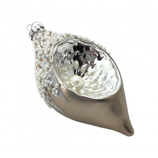 Champagne Vintage Drop Hanging Ornament