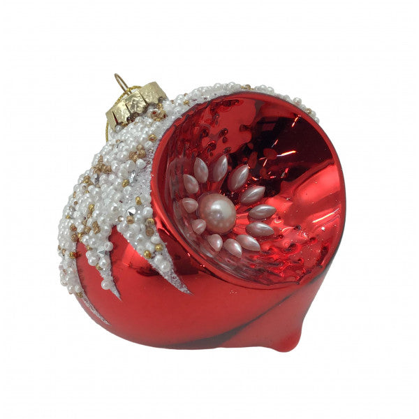 Red Vintage Drop Hanging Ornament