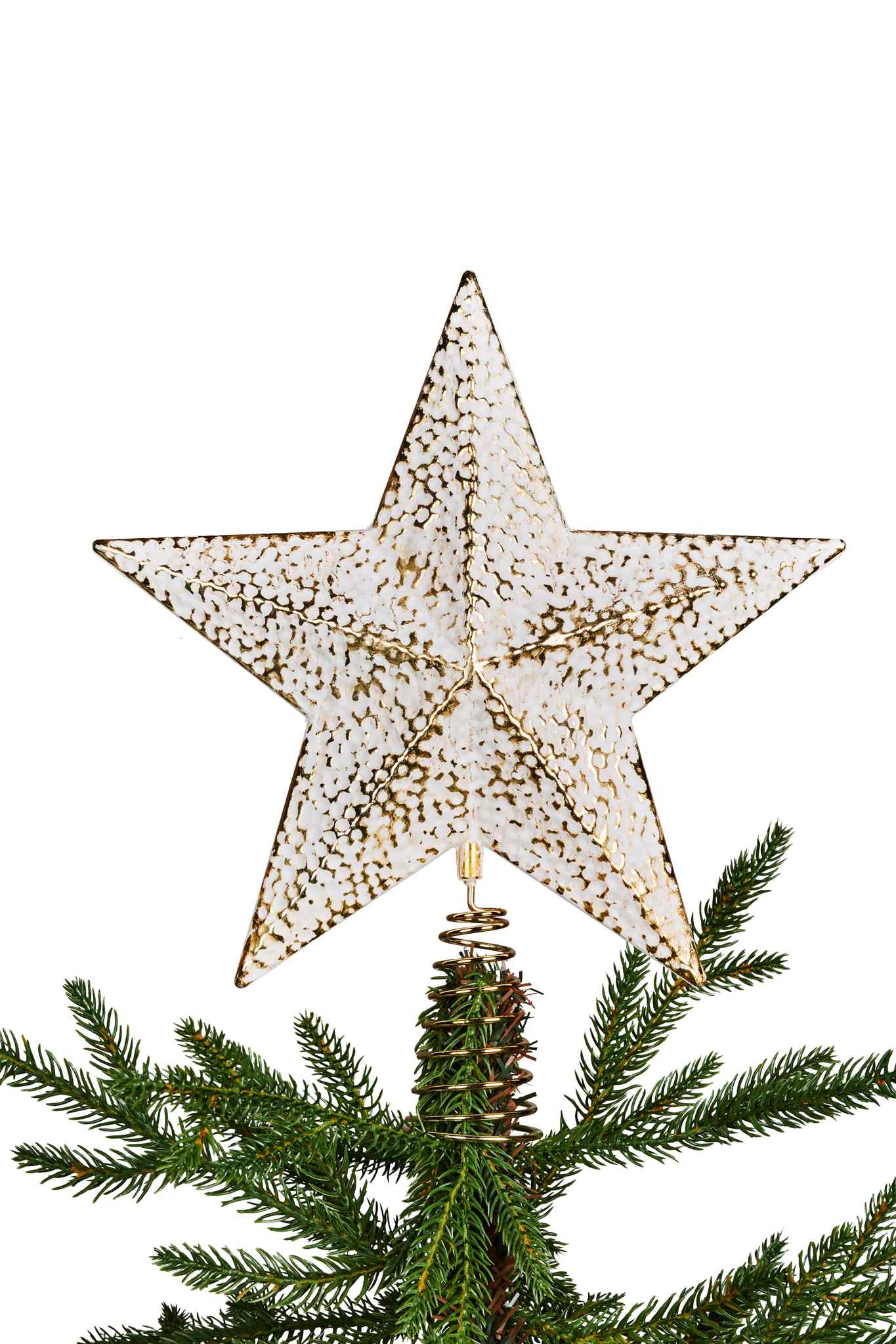 White/Gold Tree Topper