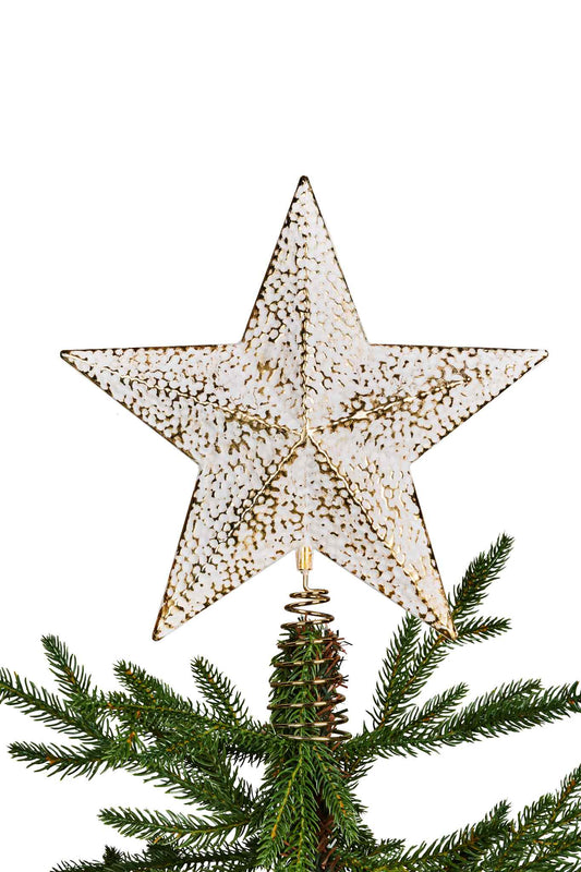 White/Gold Tree Topper