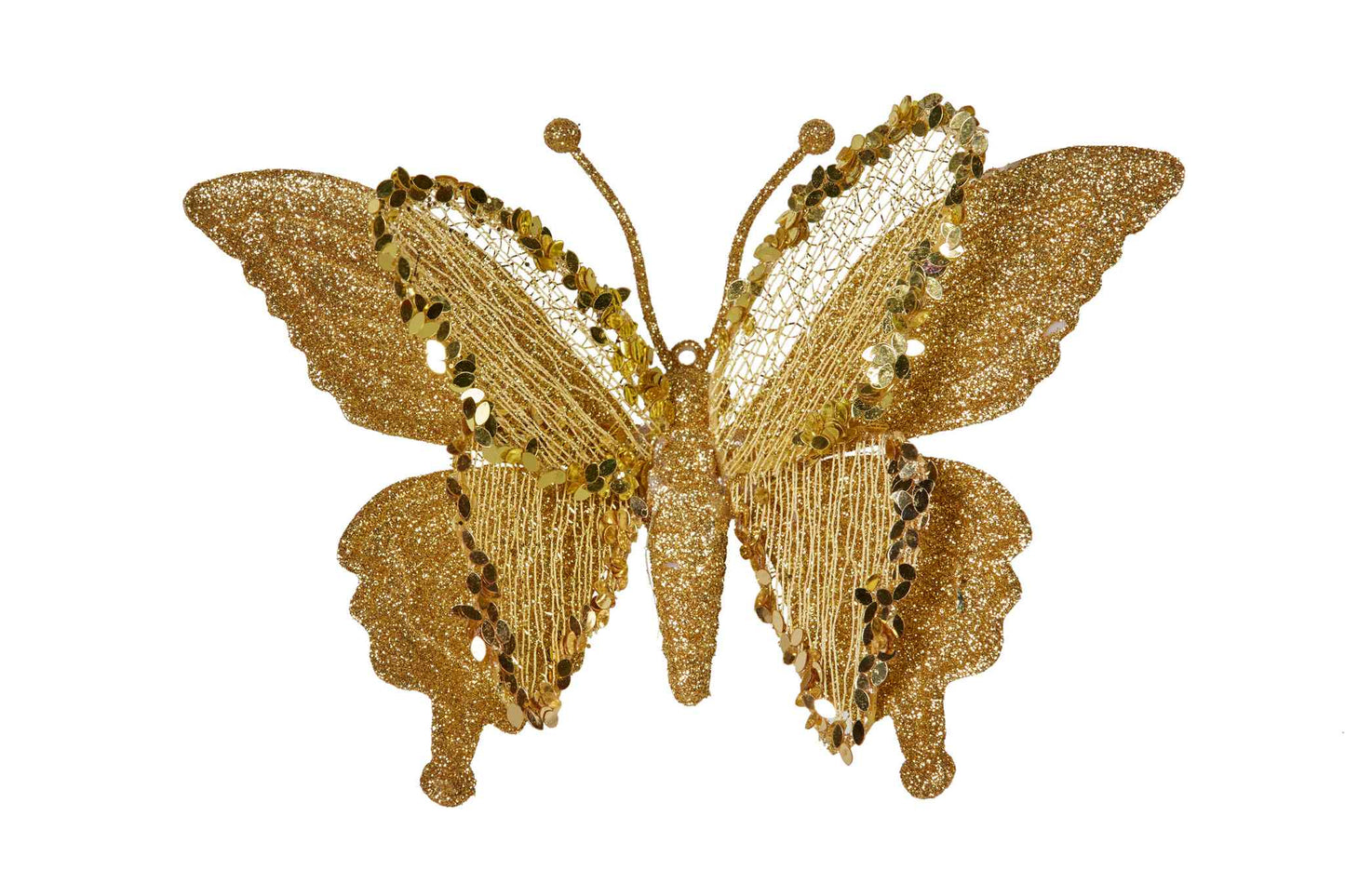 Gold Clip on Butterfly