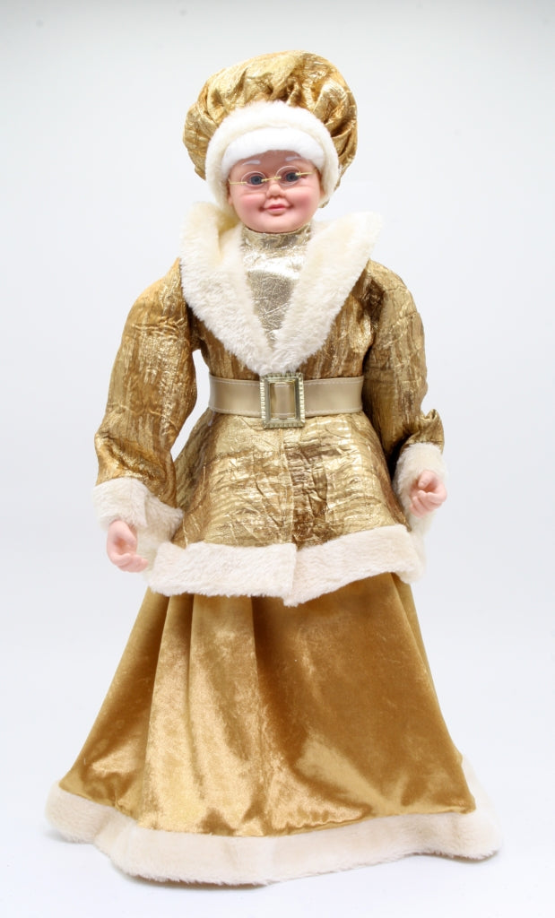 Mrs Claus Gold 60 cm
