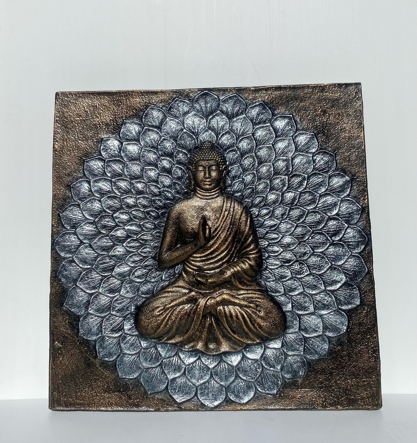Wall Deco Sitting Buddha Meditasi