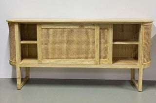Curved Buffet Rattan 200cm