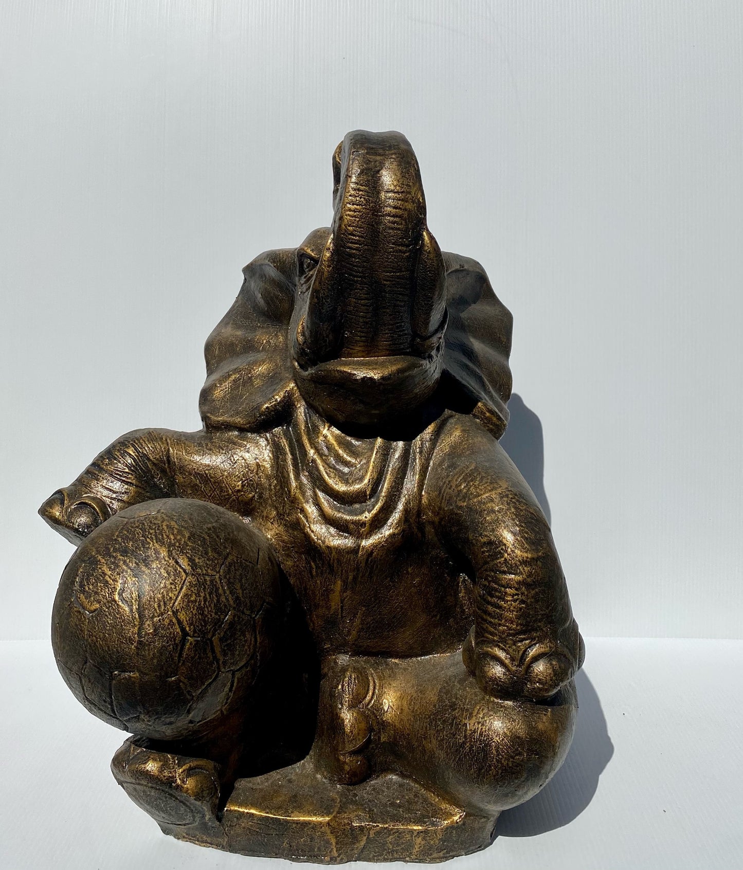 Elephant Statue with a Ball 60cm