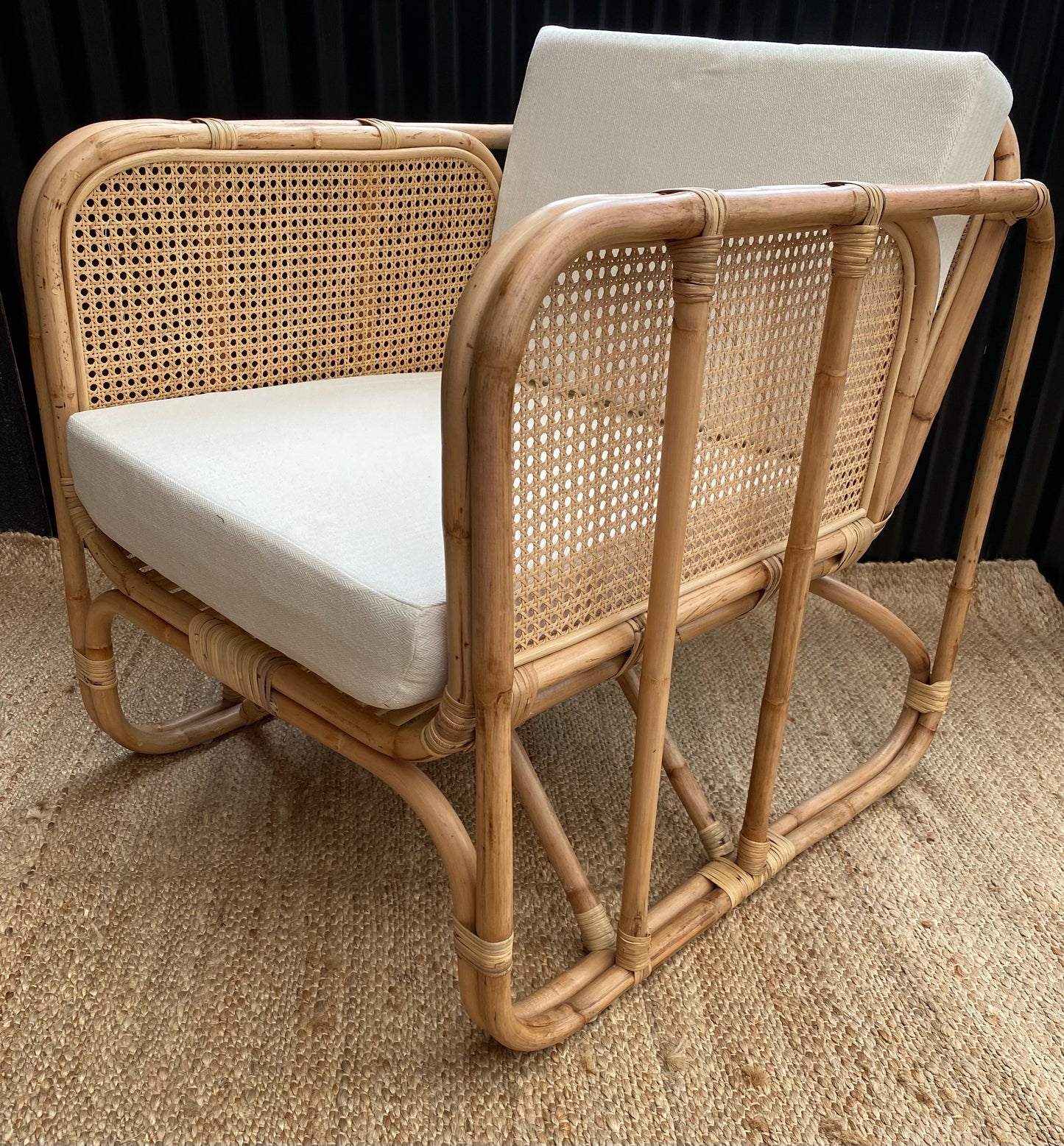 Jiyan Rattan Chair with Cushion