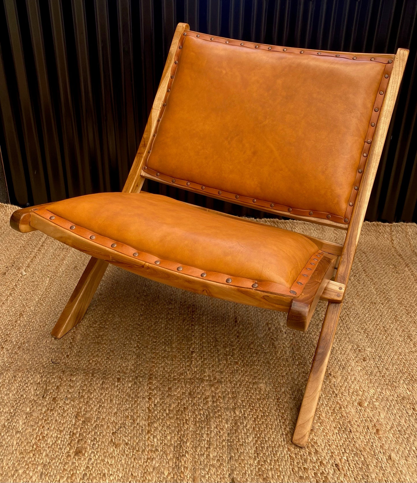Krudut Teak Natural Leather Tan