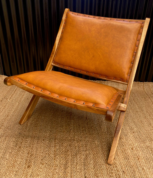 Krudut Teak Natural Leather Tan