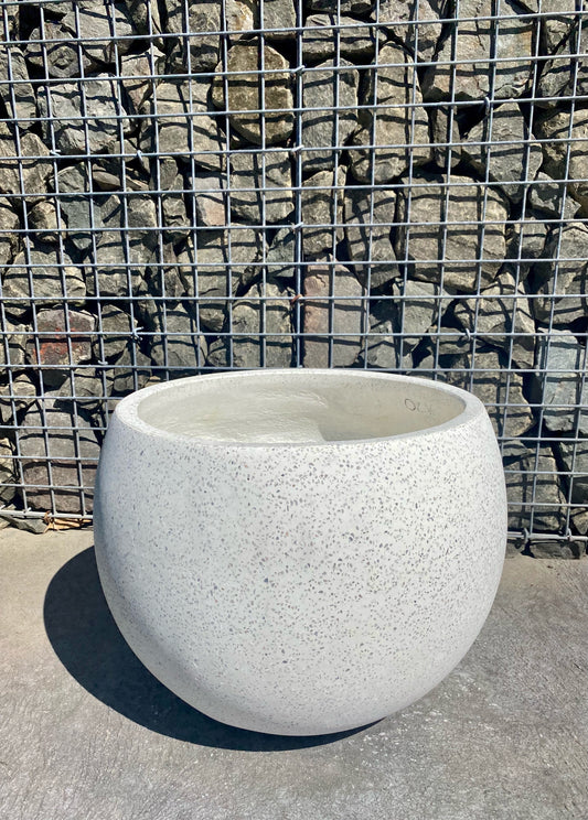 White Terrazzo Cut Ball MED