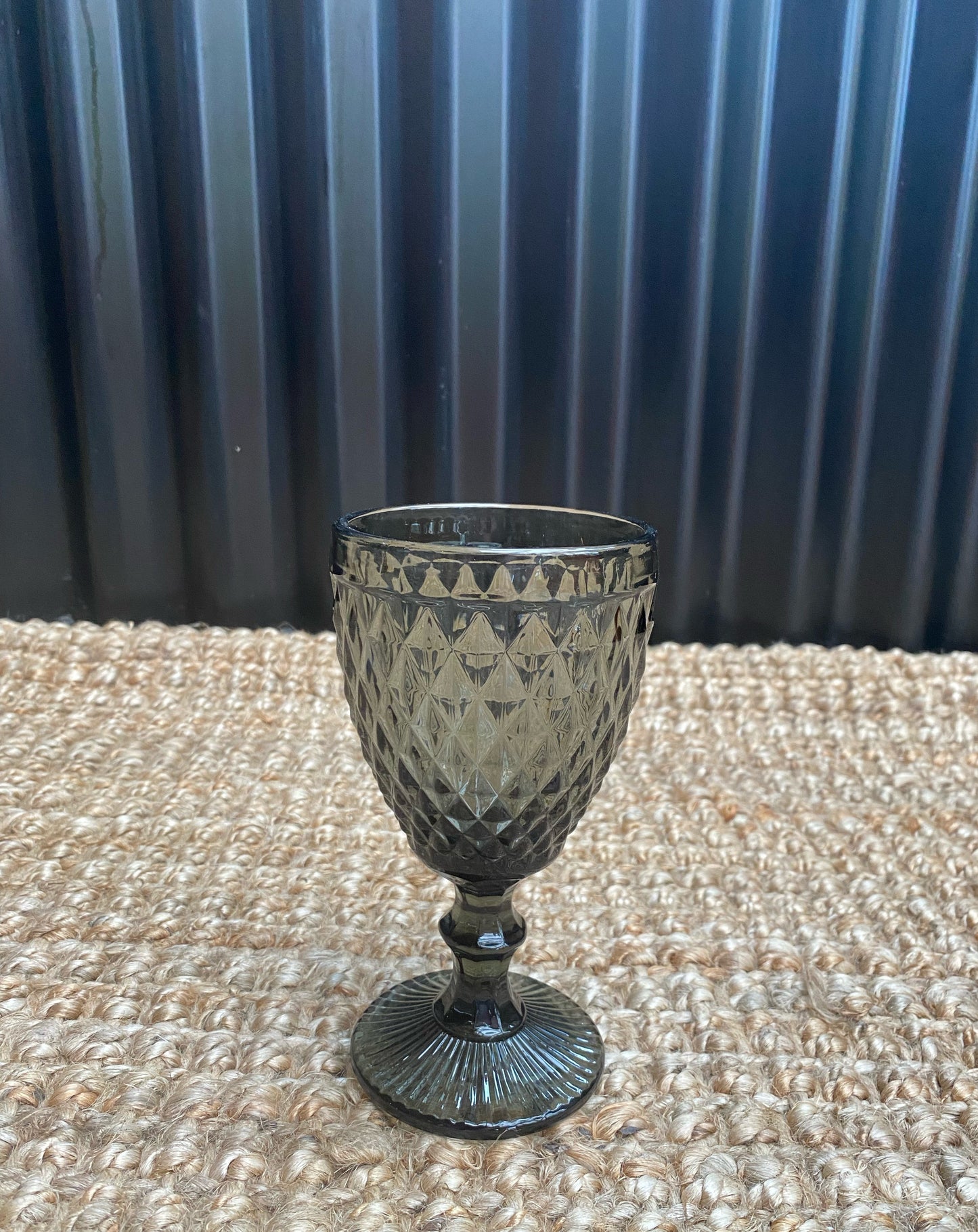 Zahara Wine Glasses - Grey