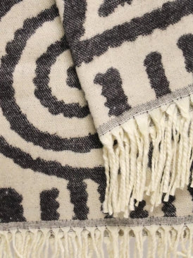 Zulu Cotton Slub Jacquard Throw