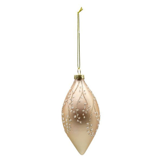 Matt Cream Blossom Long Drop