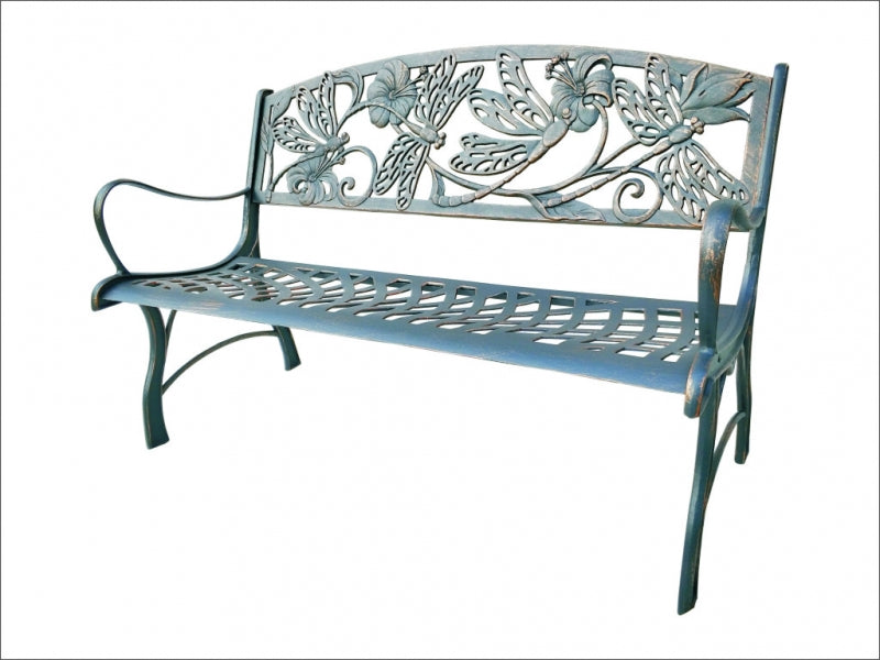 Cast Iron Bench Dragonfly
