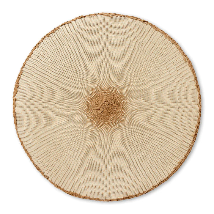 Angus Natural Round Placemat