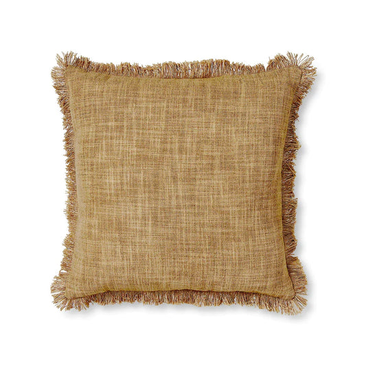 Eli Fringe Mustard Cushion