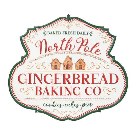 Metal North Pole Gingerbread