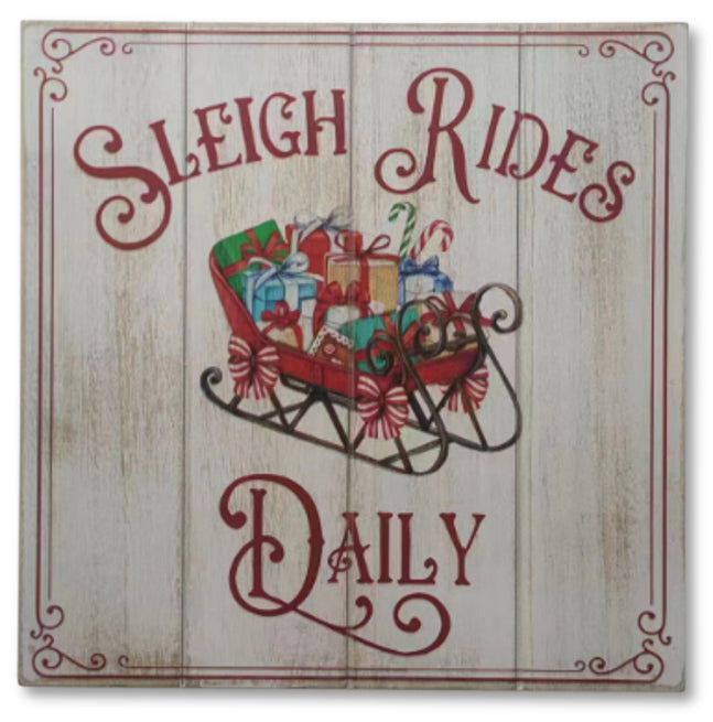 Sleigh Ride Vintage Sign