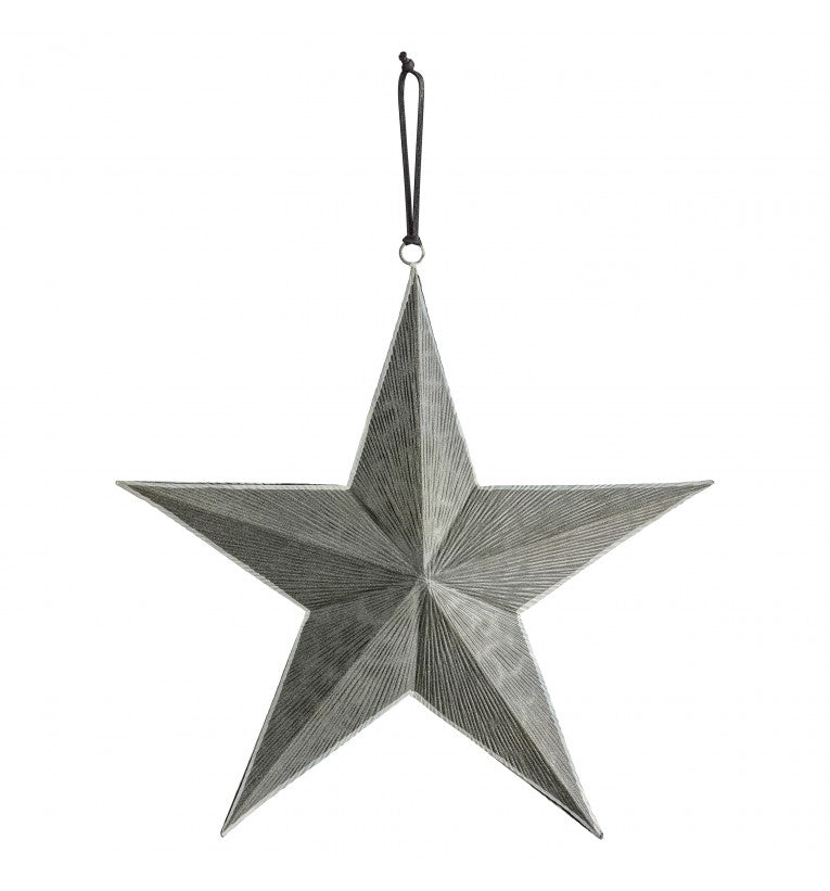 Turin Hanging Star Grey Silver