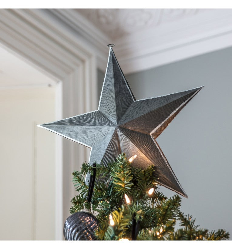 Turin Hanging Star Grey Silver