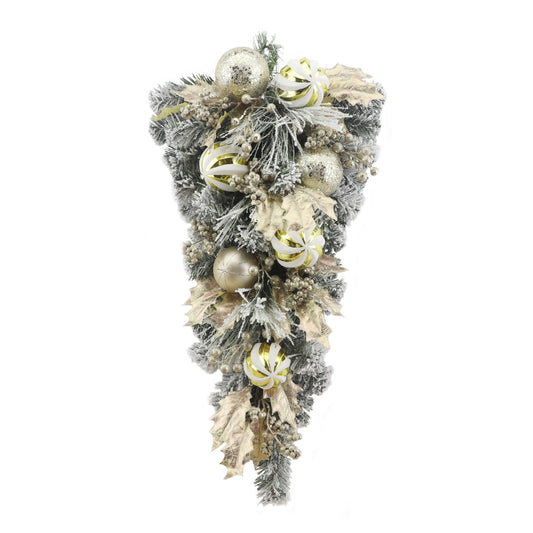 Champagne Holly Teardrop