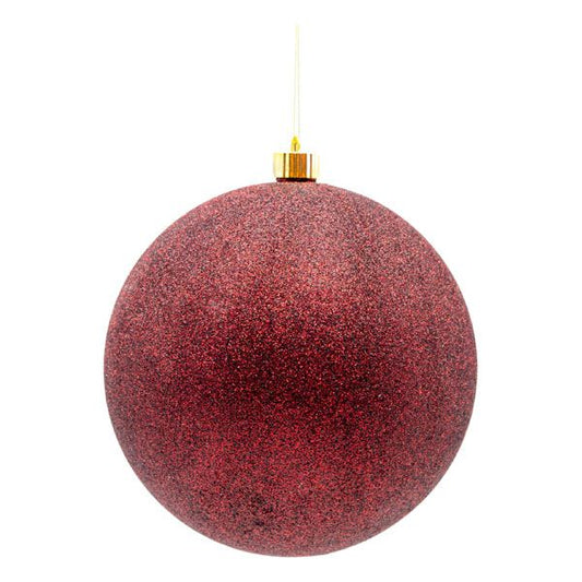 Burgundy Glitter Ball 20cm
