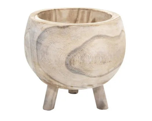 Nidra Wooden Planter 22.5 cm