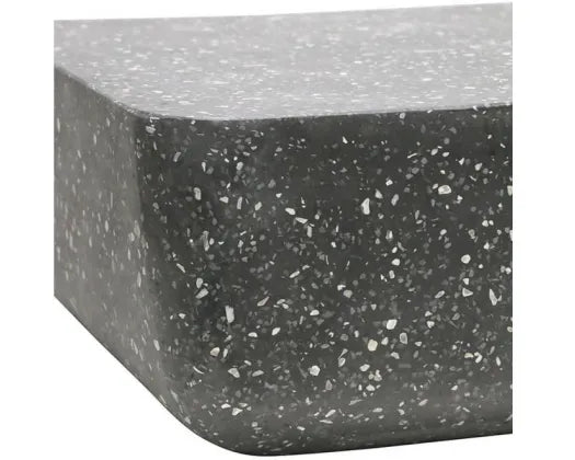 Terrazzo Coffee Table Dark Charcoal 75cm